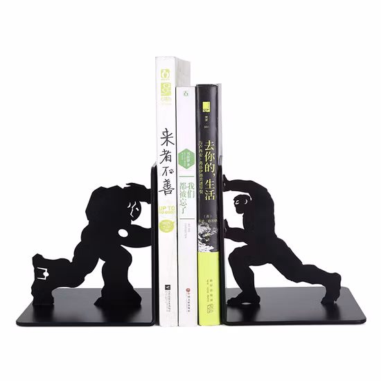 Designer livro pilha decoração escritório em casa simples decorativo moderno titânio cristal bookends